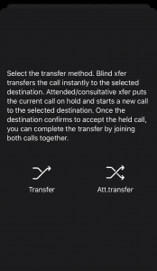 transfer call 1